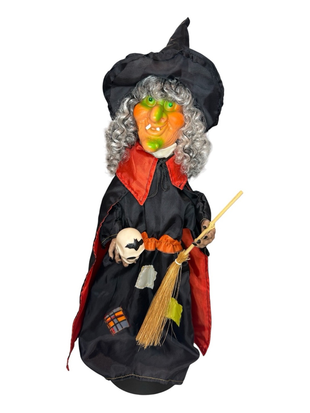 Vintage 1990s Animated Rock & Roll Halloween
Witch Decoration - Lights & Sound